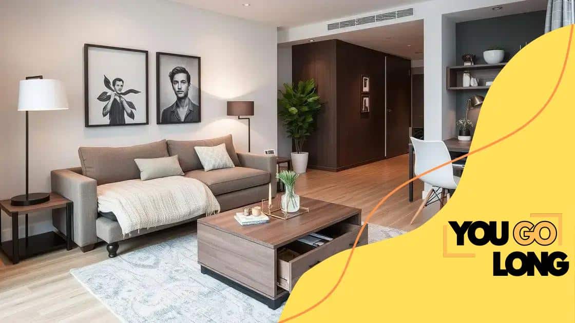 Using multi-functional furniture