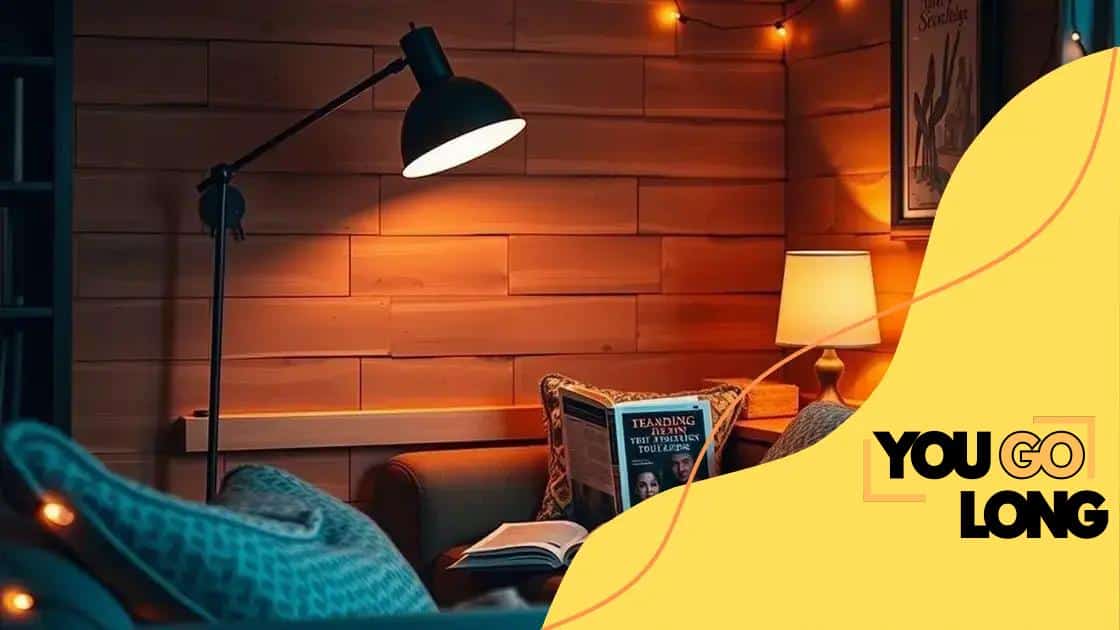 Creative lighting solutions for a cozy atmosphere