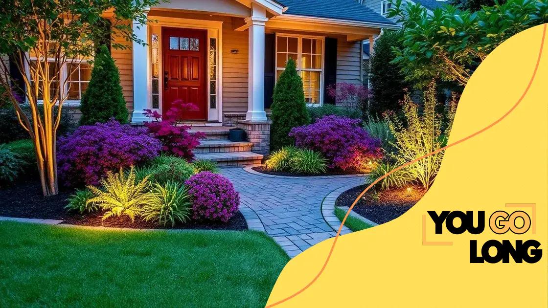 Enhancing curb appeal with landscaping