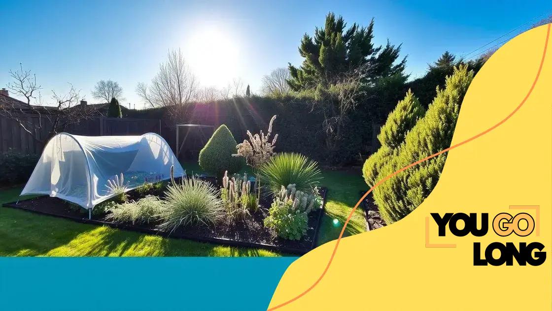 Protecting your plants from harsh weather
