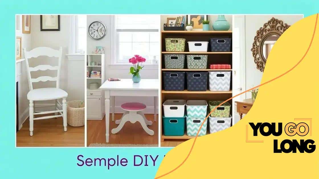 Top simple DIY projects for beginners