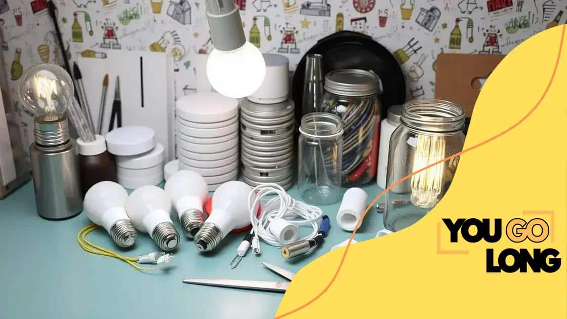 Materials you need for DIY lighting projects