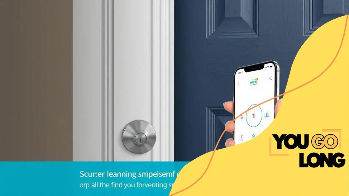 How smart locks enhance your home security