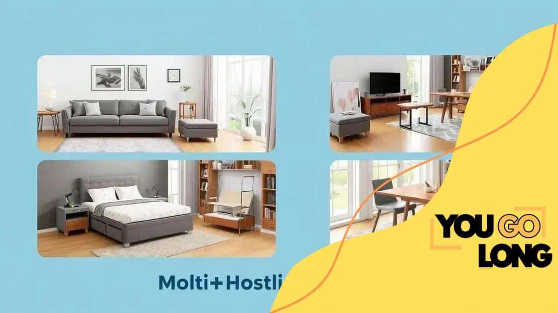 Multi-functional furniture for every room