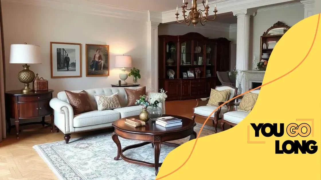 Mixing modern elements with vintage decor