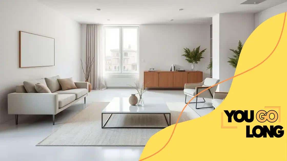 Essential furniture pieces for a minimalist home