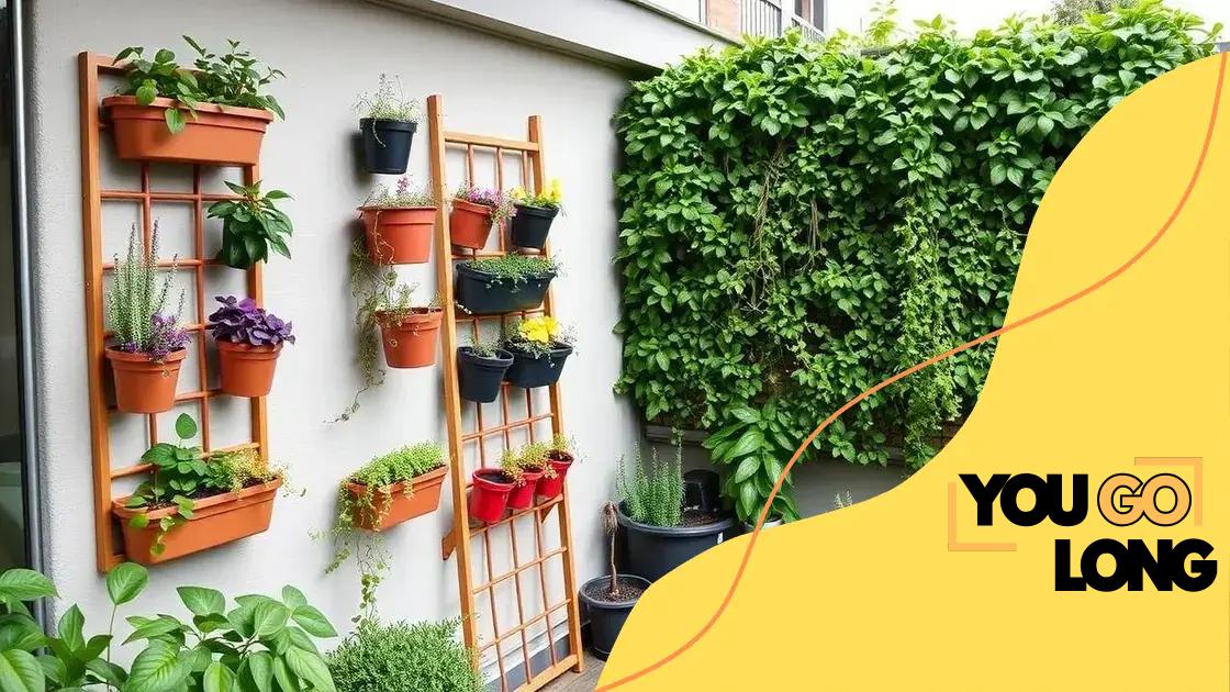 Vertical gardening solutions
