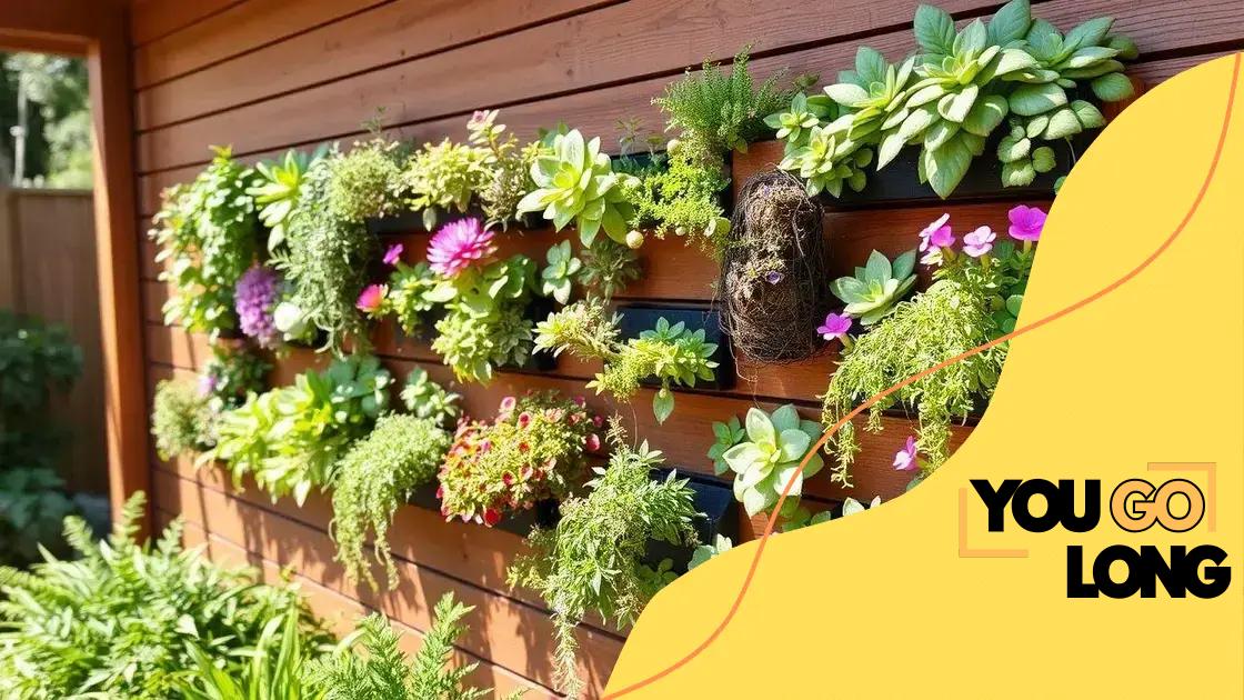 Designing your own vertical garden