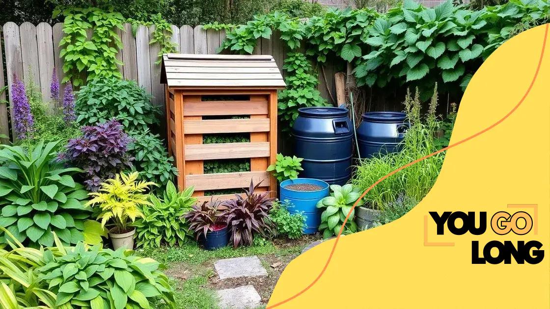 Creating a sustainable garden at home