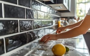Kitchen backsplash DIY