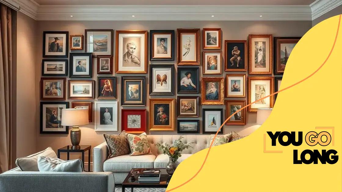 Selecting frames and art for a cohesive look