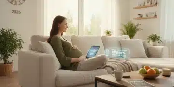 Beneficios de maternidad 2026: mujer embarazada descansando en casa